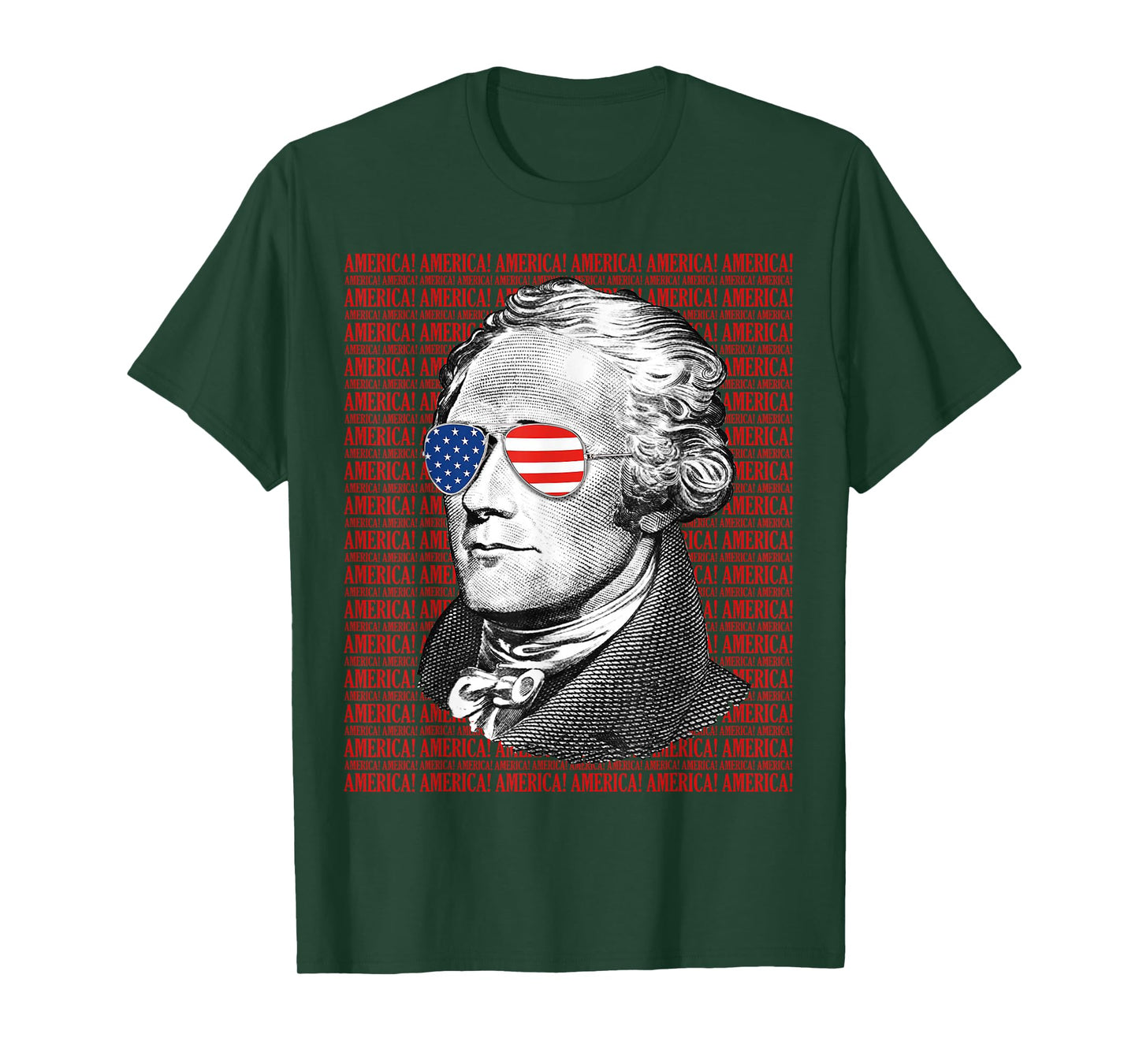 Alexander Hamilton America! Patriotic USA 4th of July T-Shirt