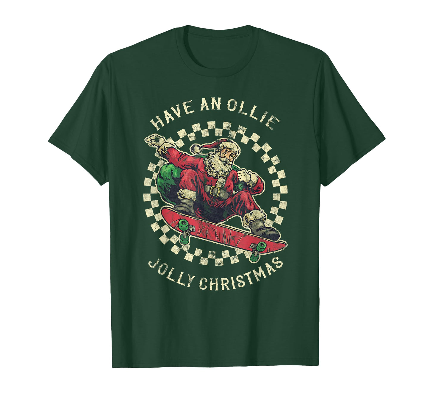 Have An Ollie Jolly Christmas Santa Claus T-Shirt