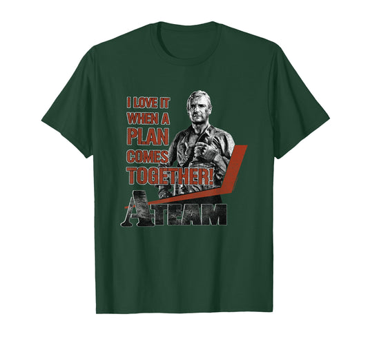 The A-Team Hannibal I love It When A Plans Comes Together! T-Shirt