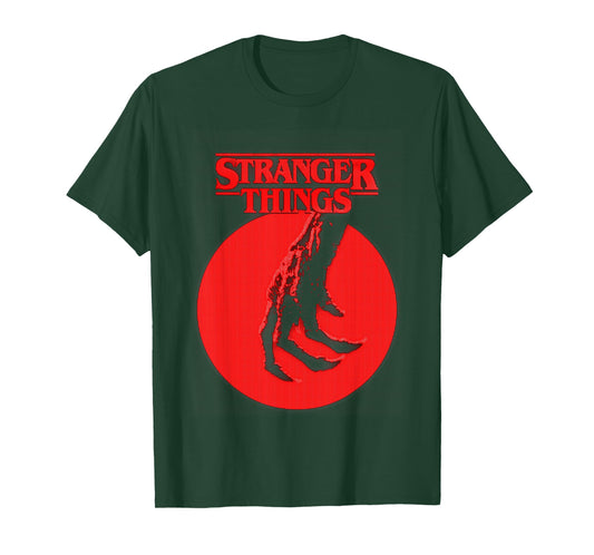 Stranger Things Season 5 Vecna Hand Pixelated Logo T-Shirt