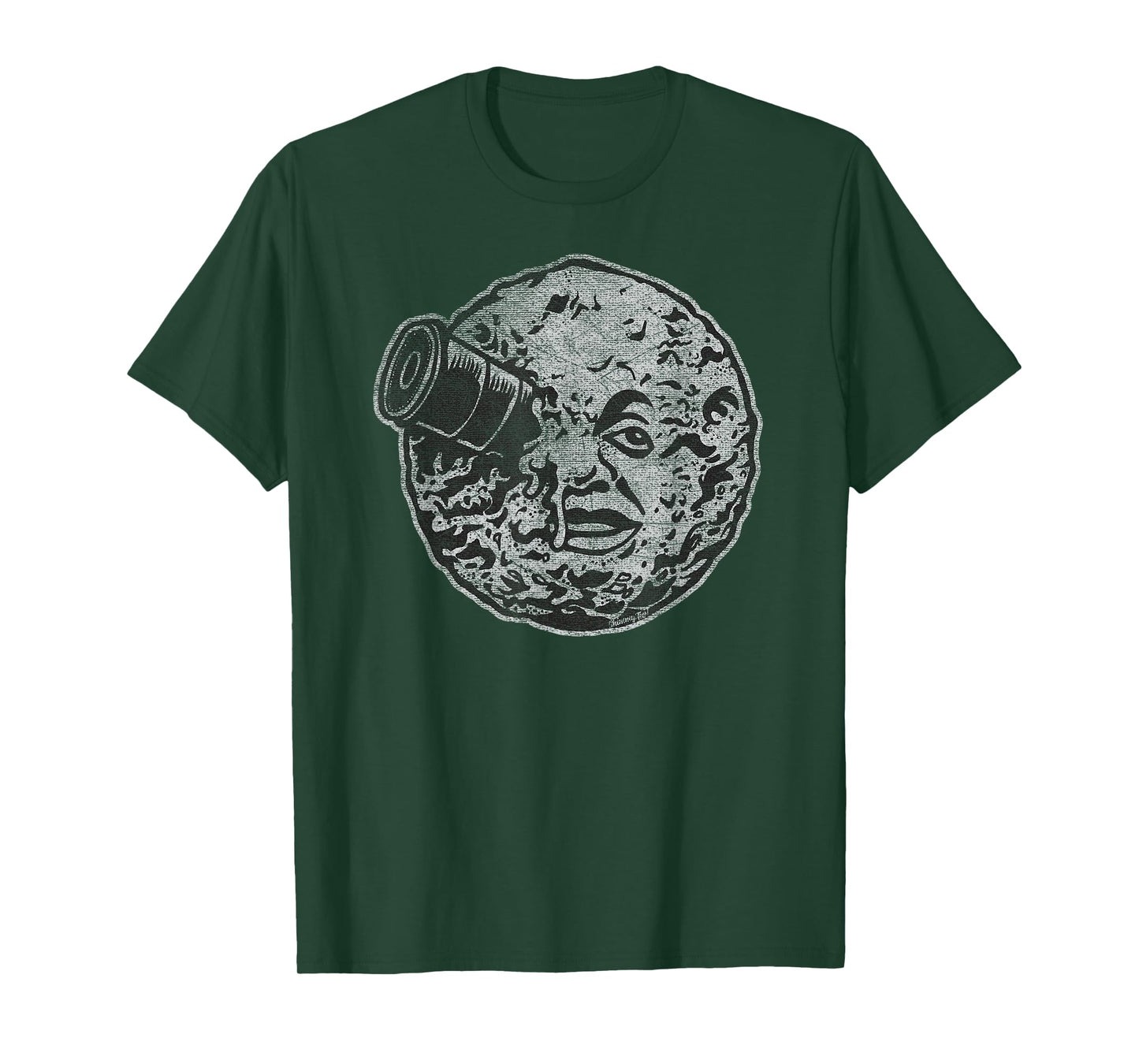 Rocket Ship Moon Face T-Shirt