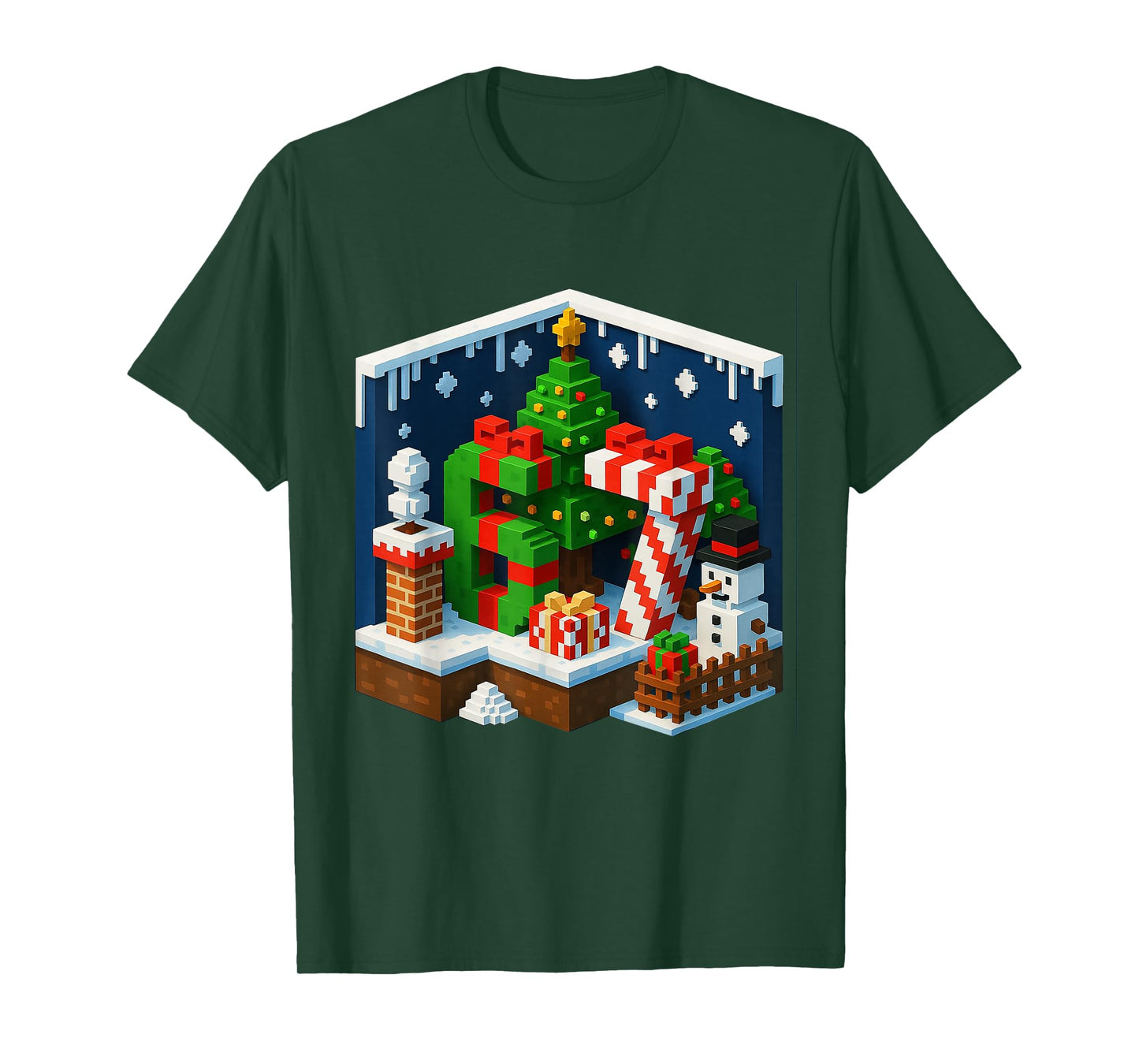 Video Game 67 Christmas Game Pixel Six Seven 67 T-Shirt