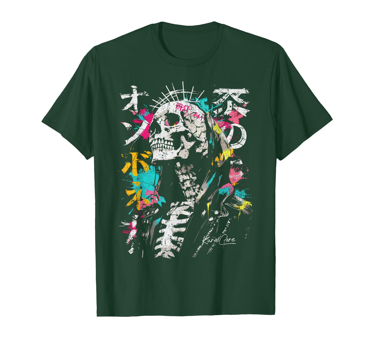 Japanese Streetwear Cyberpunk Y2K Techwear Retro Manga Anime T-Shirt