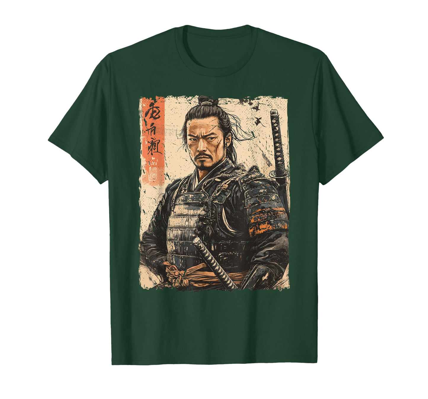Samurai Warrior Japanese Ukiyo-e Artwork Samurai T-Shirt