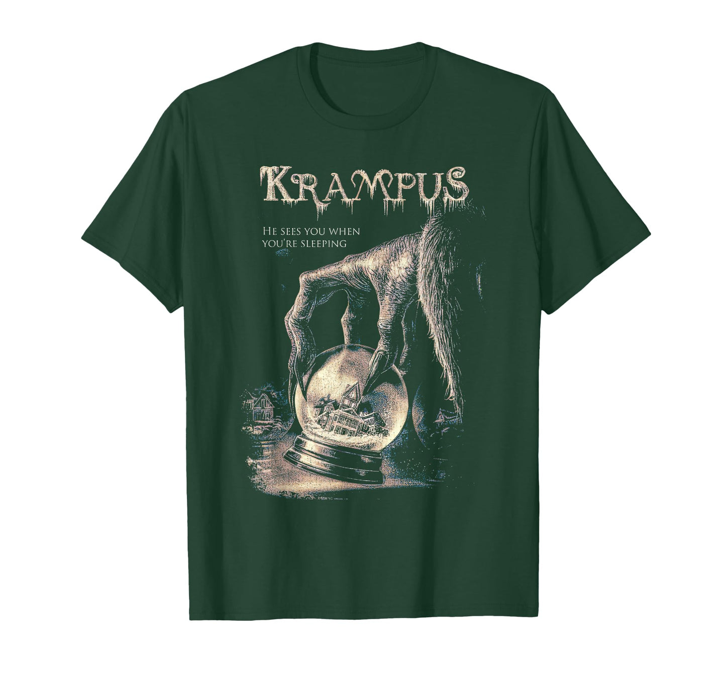 Krampusnacht Christmas Monster Krampus Lover Festive Horror T-Shirt