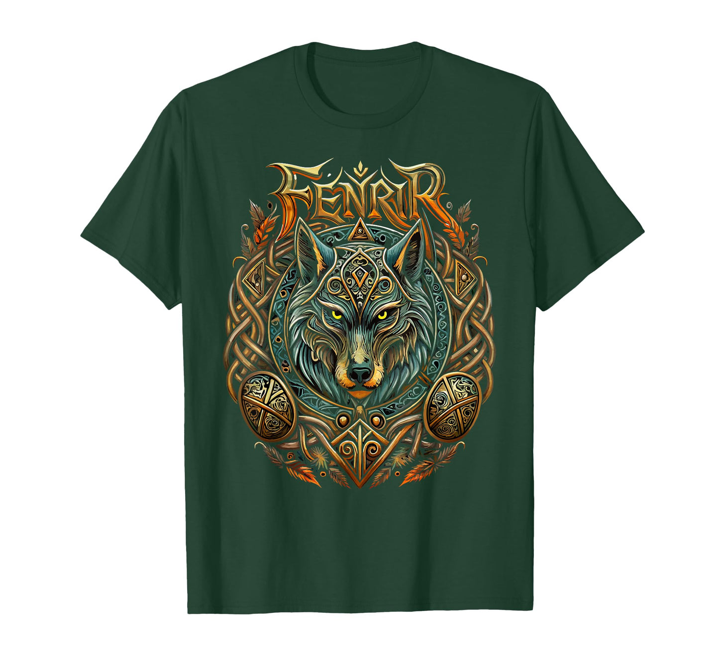 Wolf of Ragnarok – Norse Mythology & Fantasy Fenrir T-Shirt
