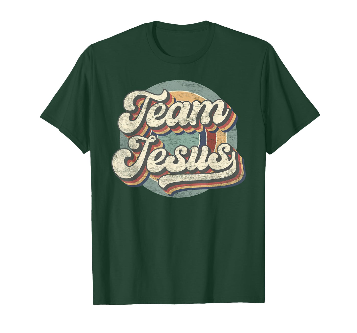 Retro Team Jesus Christian Bible Religious Mens Womens T-Shirt