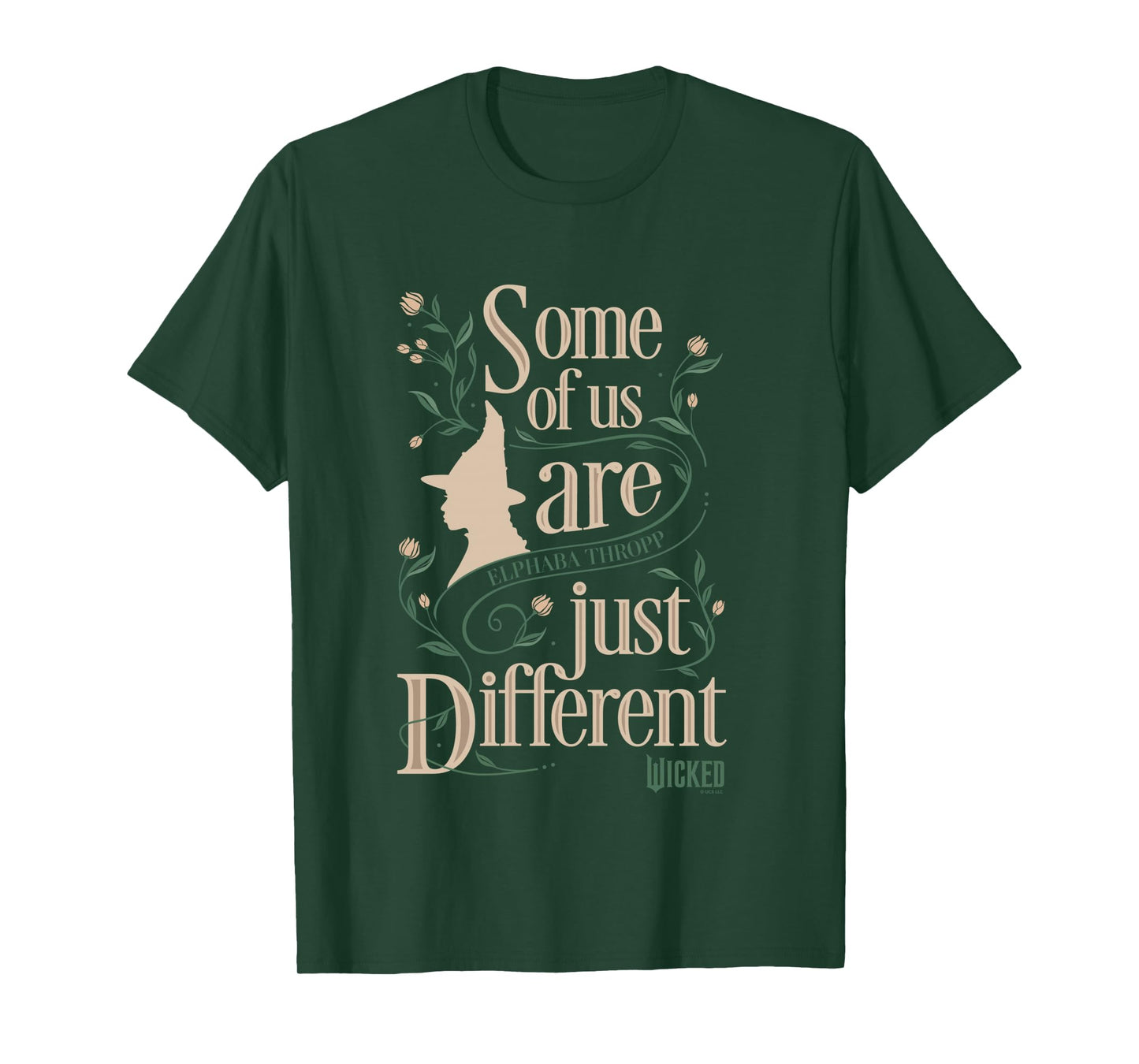 Wicked Some Of Us Are Just Different Elphaba Thropp Long Sleeve T-Shirt