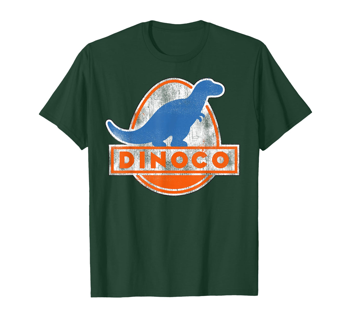 Disney Pixar Cars Iconic DINOCO Distressed Dinosaur Logo T-Shirt