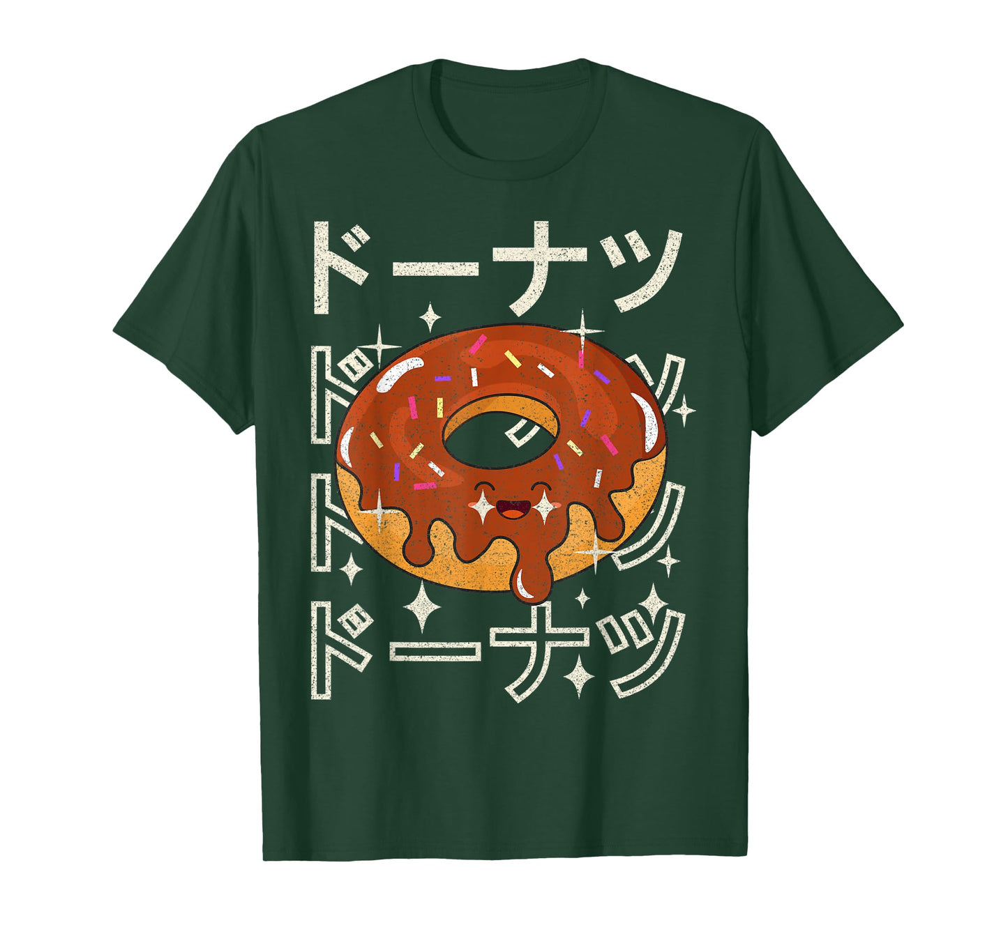 Funny 90s Japanese Cute Kawaii Donut Vintage Aesthetic Anime T-Shirt