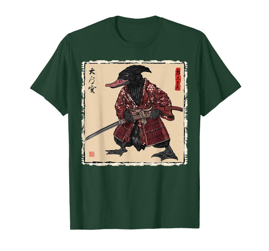 Platypus Animal Japanese Art Samurai Ukiyo-e T-Shirt