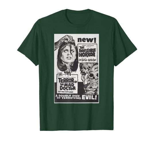 Horror Terror Classic Halloween Monster Poster Horror Movie T-Shirt