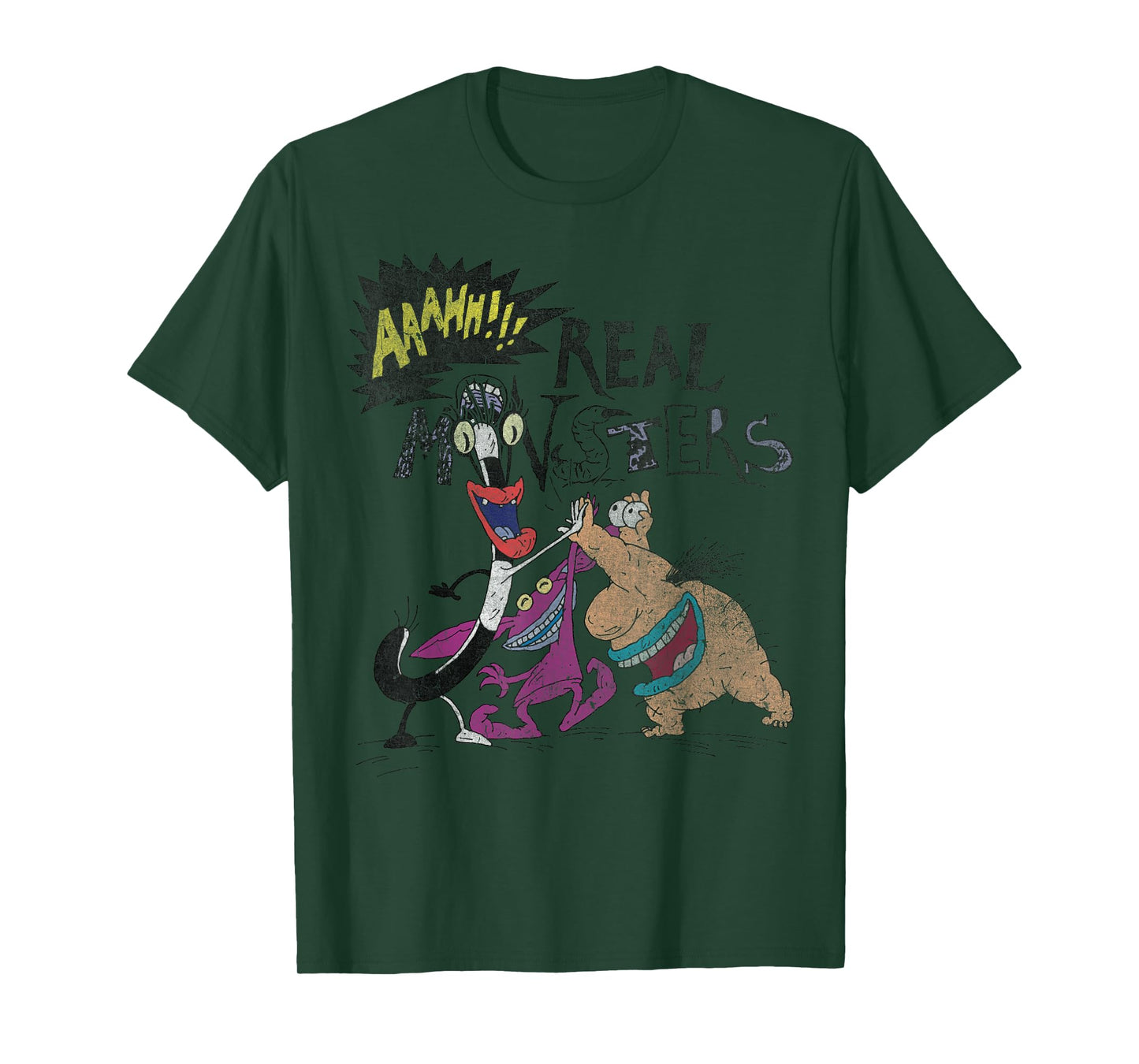 AAAHH Real Monsters Ickis, Krumm, & Oblina T-Shirt T-Shirt