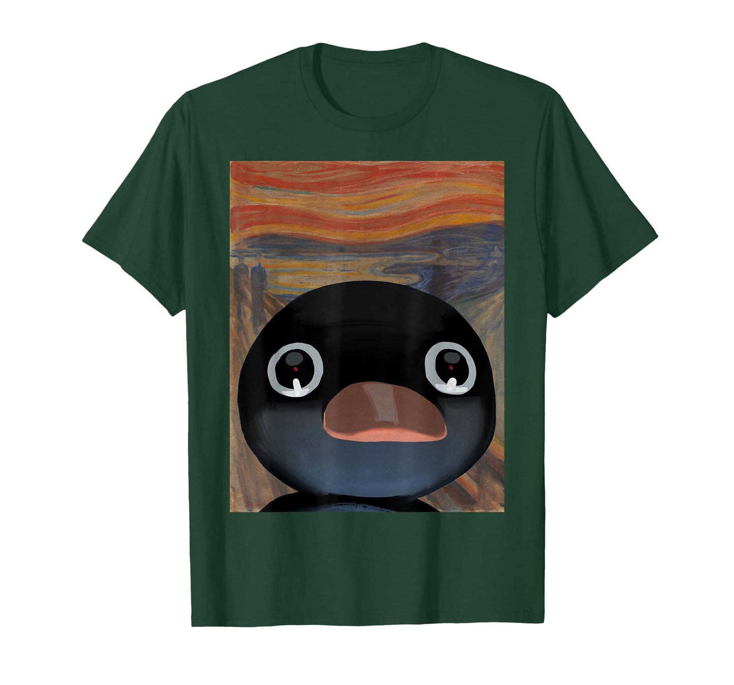 Penguin noot Scream Funny Penguin Meme T-Shirt