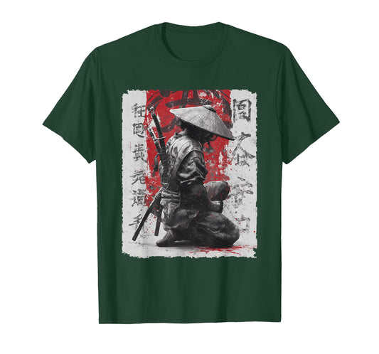 Samurai, Sword & Warrior, Men | Japanese Katana, Manga Anime T-Shirt