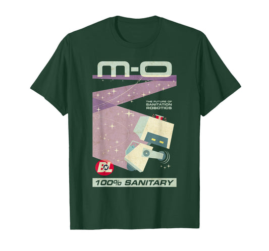 Disney Pixar Wall-E M-O Future of Sanitation Robotics Poster T-Shirt