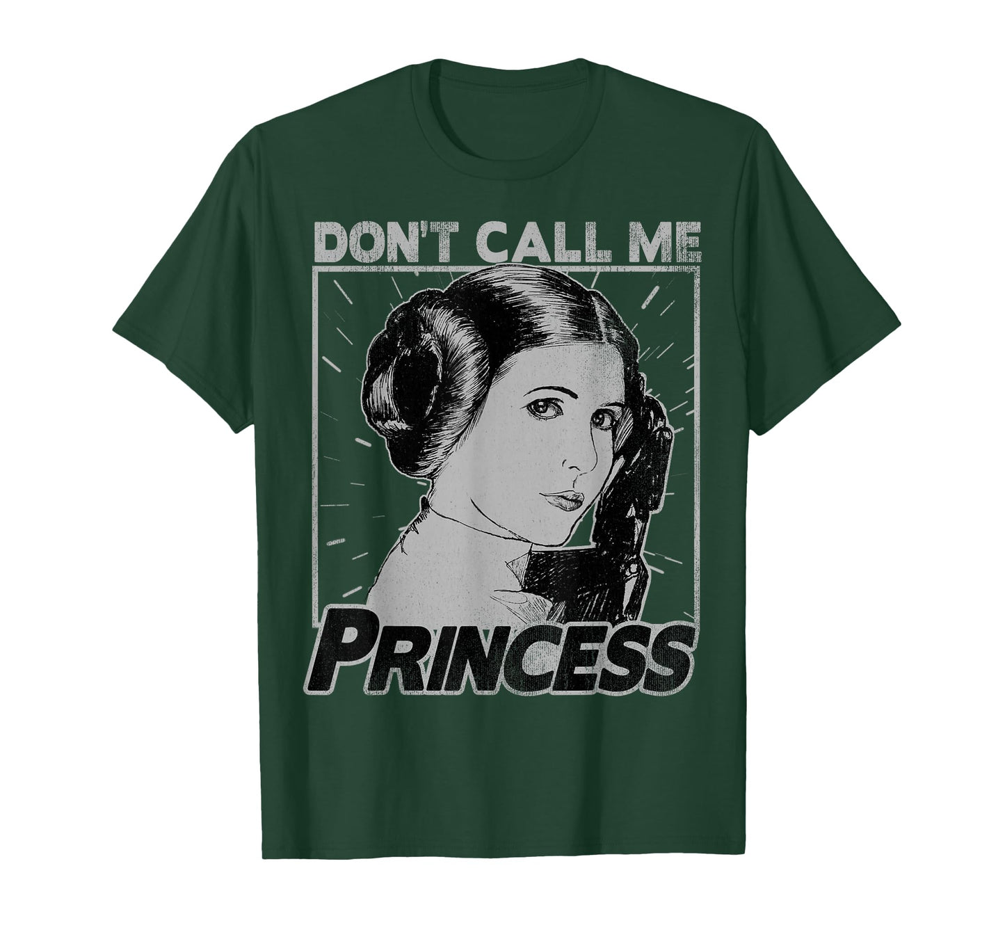 Star Wars Princess Leia Don't Call Me Princess Portrait T-Shirt