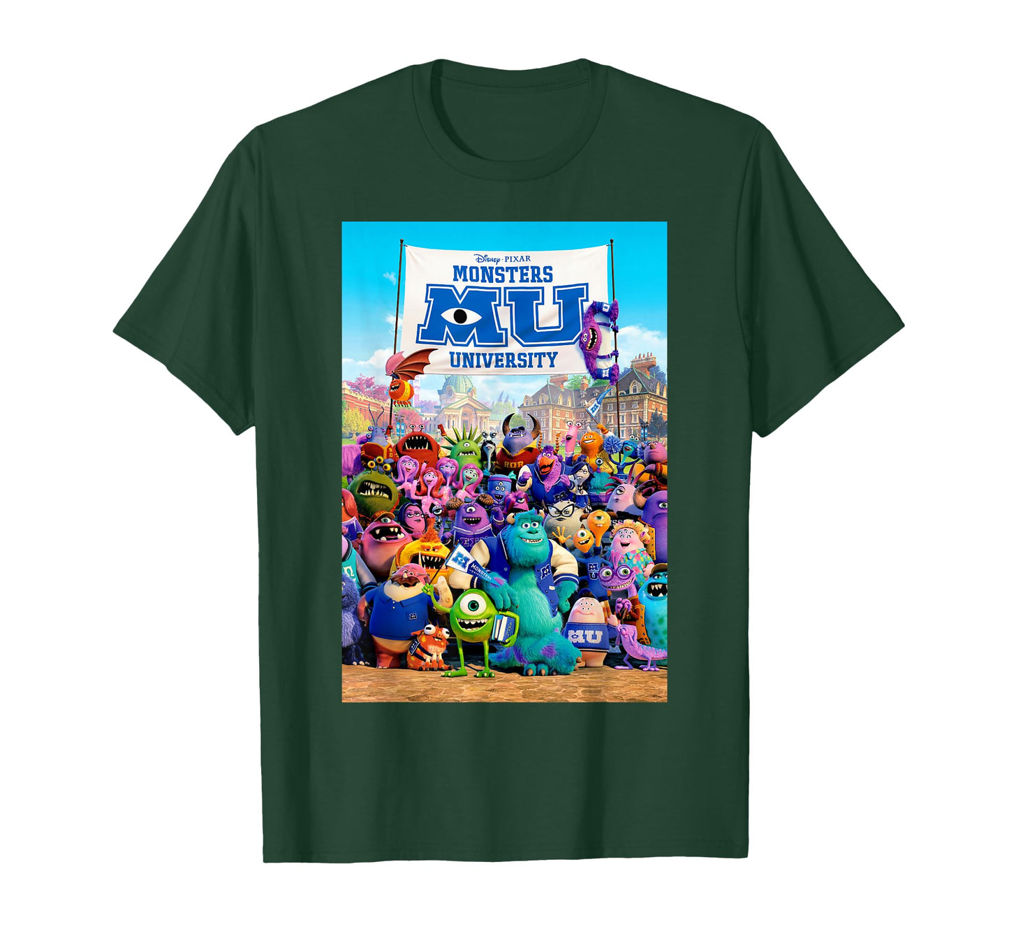 Disney Pixar Monsters University Poster T-Shirt Small