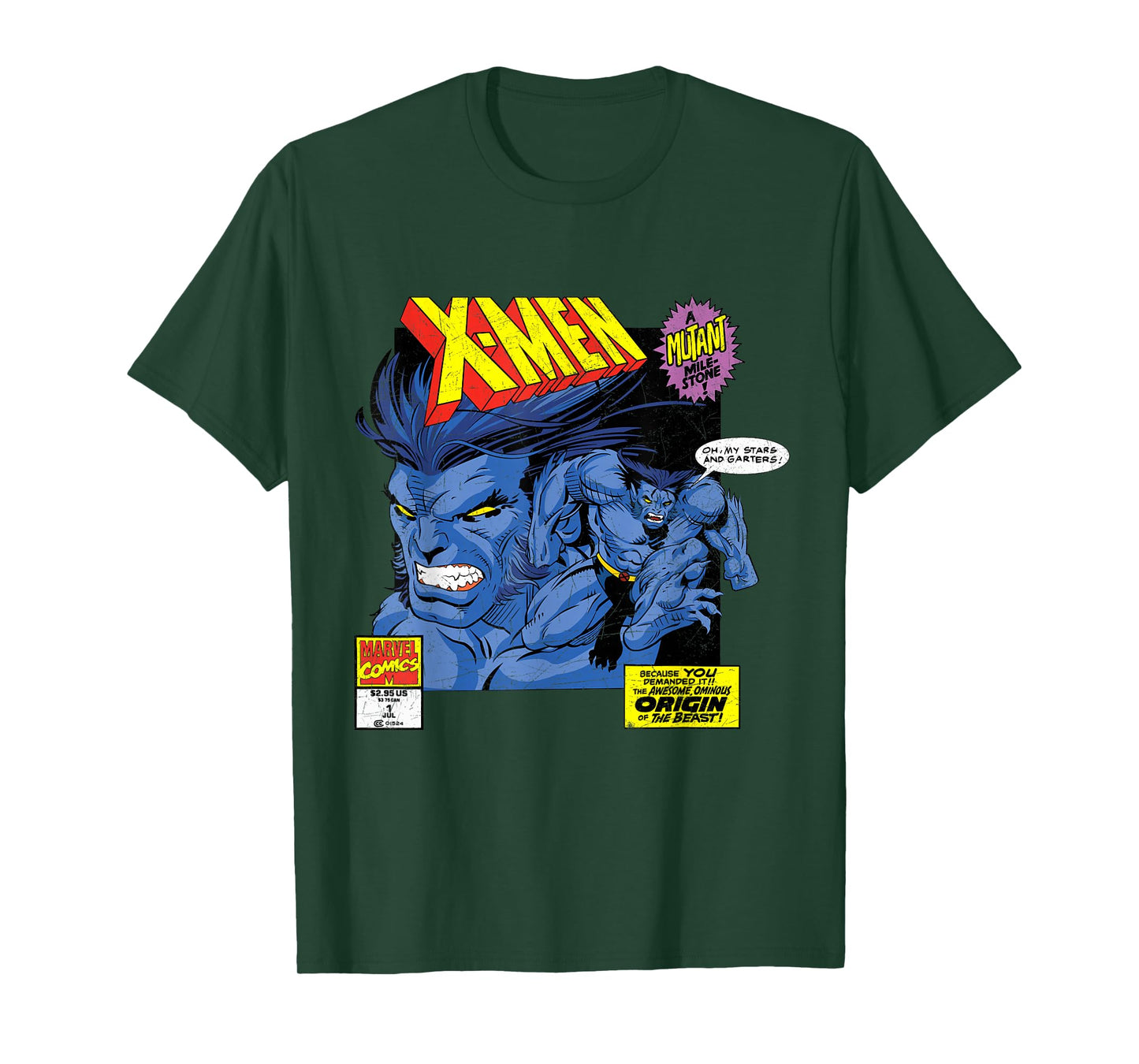 Marvel X-Men The Beast Mutant Milestone Comic T-Shirt T-Shirt