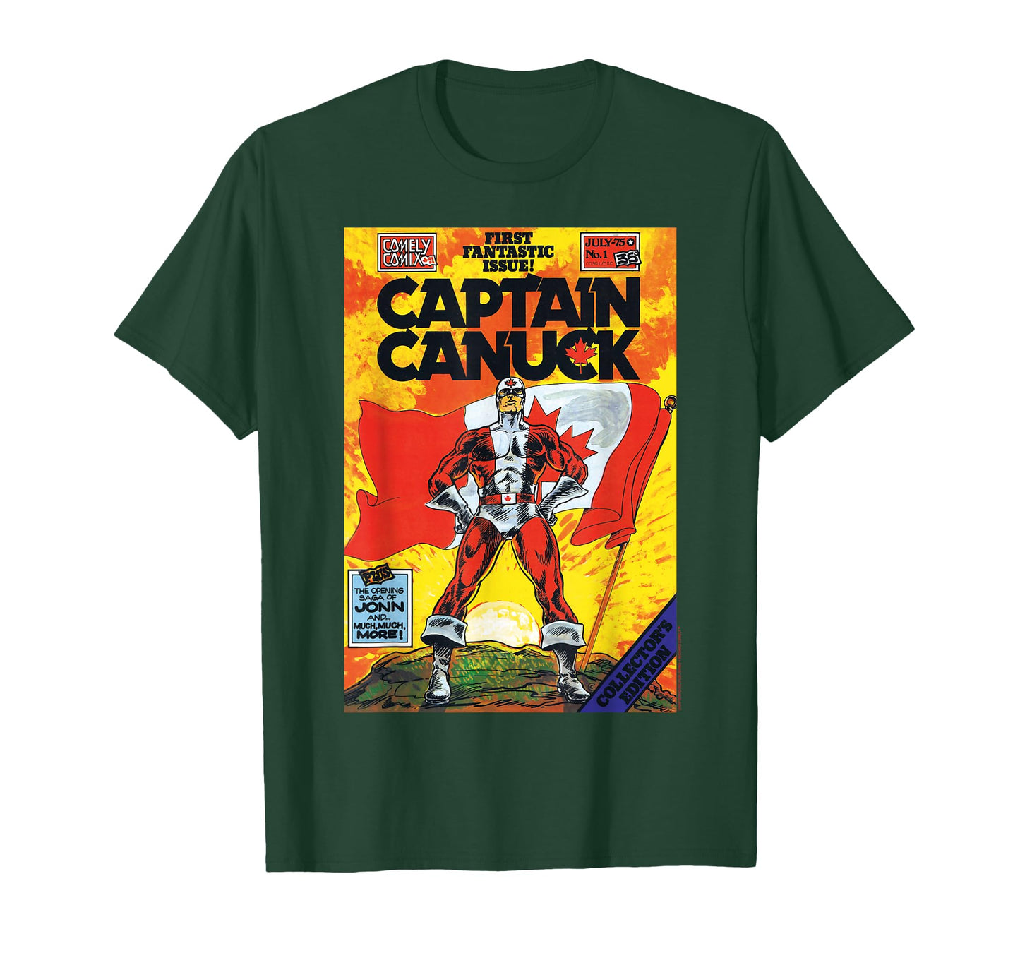Classic Captain Canuck Issue #1 Cover T-Shirt
