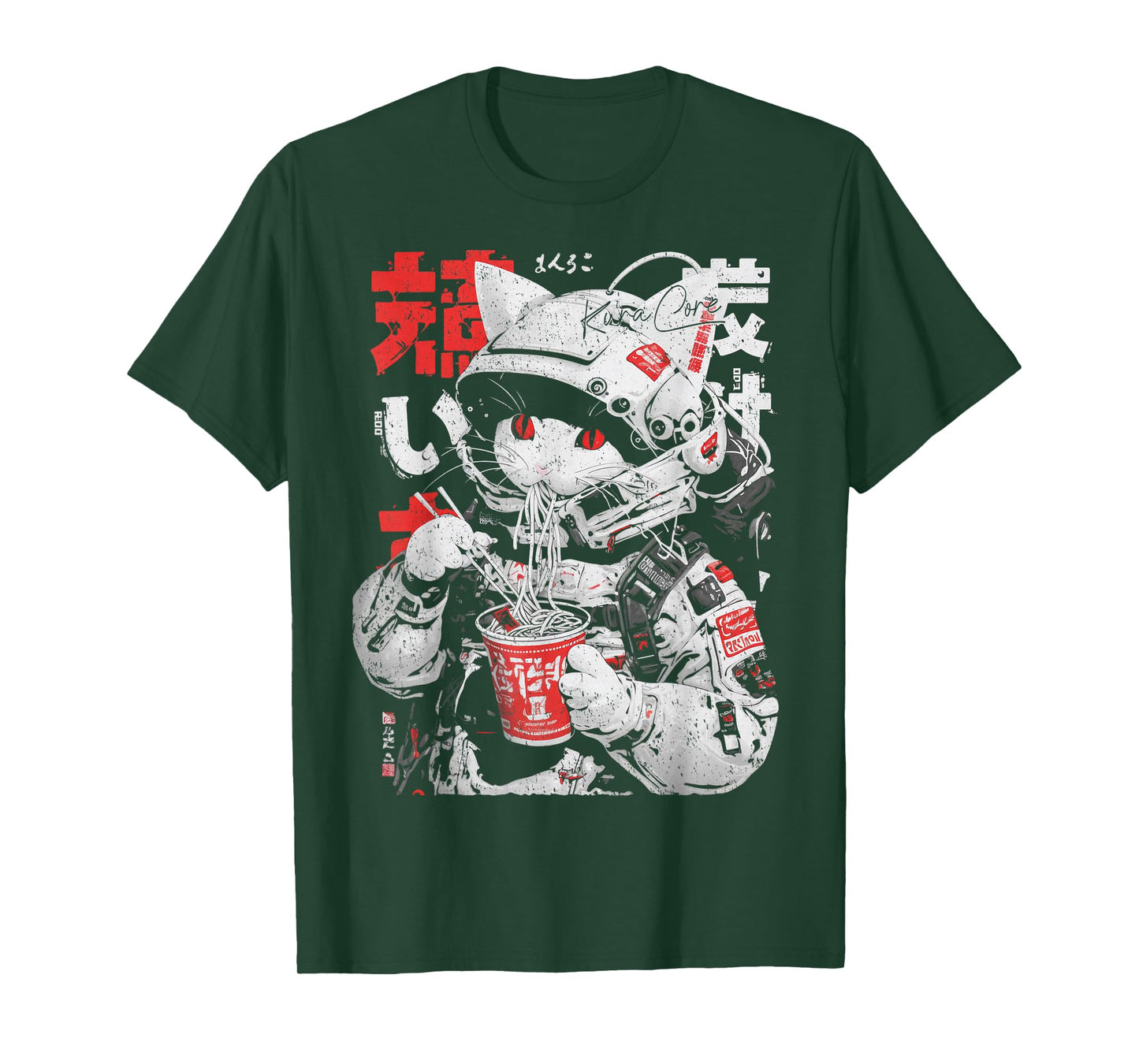 Japanese Streetwear Cyberpunk Y2K Retro Techwear Manga Anime T-Shirt
