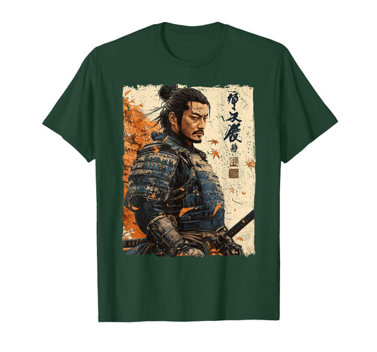 Samurai Warrior Japanese Ukiyo-e Artwork Samurai T-Shirt