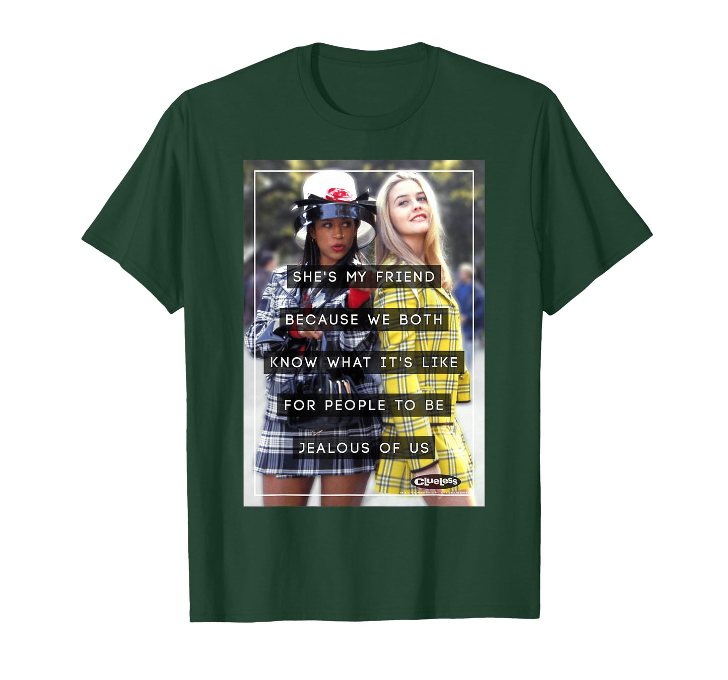 Clueless Cher & Dionne She's My Friend Graphic T-Shirt T-Shirt