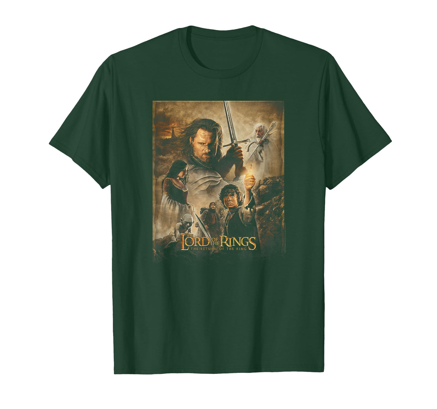Lord of The Rings Return of The King Poster T-Shirt