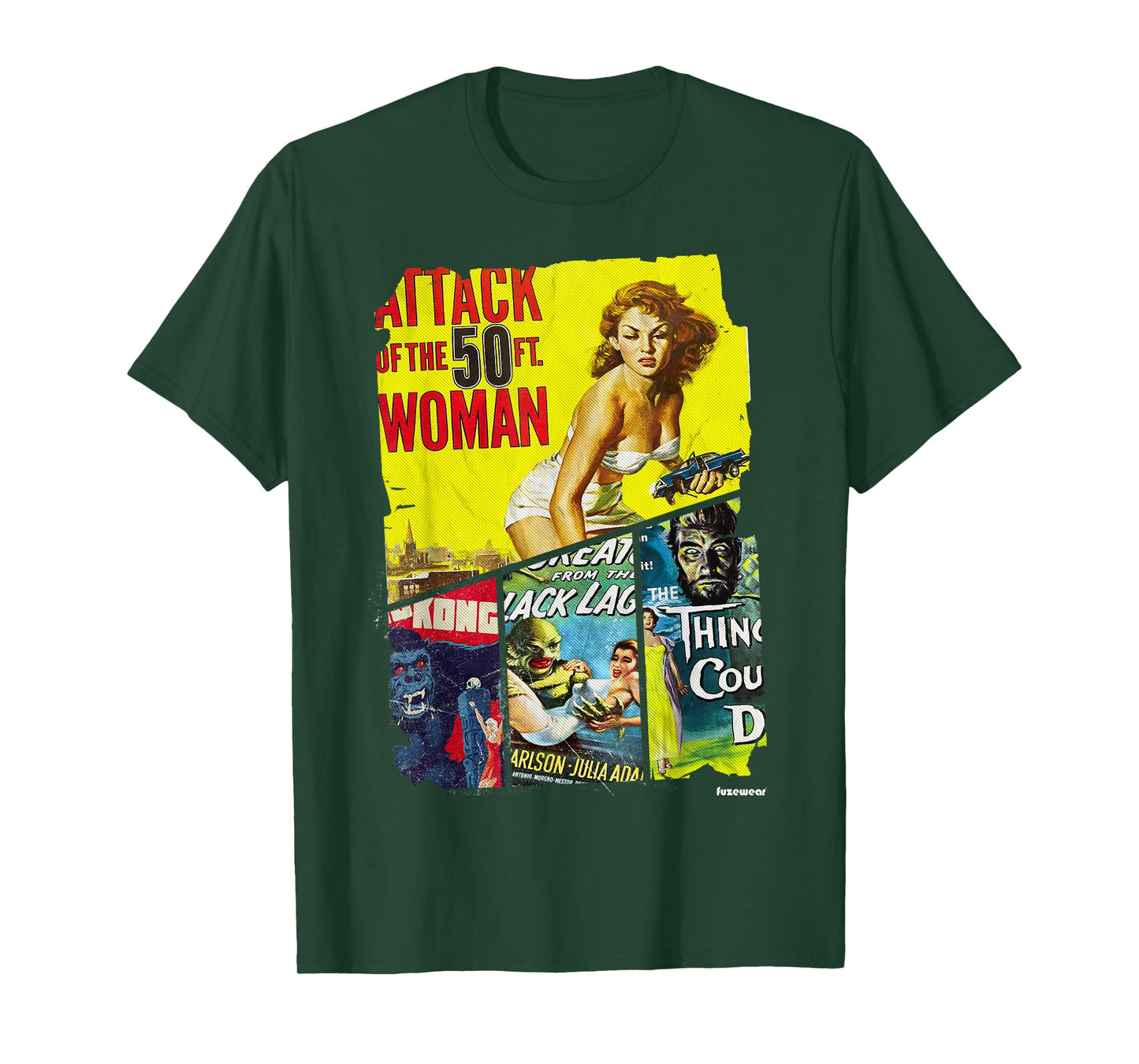 Vintage Style Sci Fi Movie Poster Collage T-Shirt T-Shirt