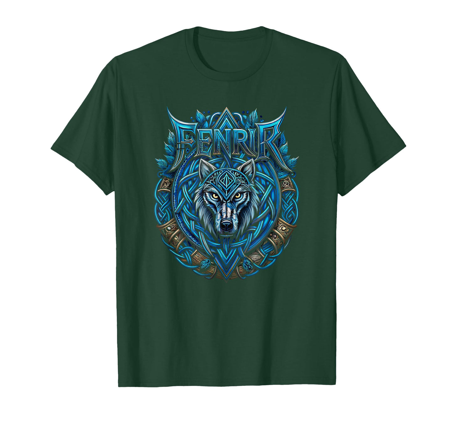 Celtic Viking Fenrir Ragnarok Wolf Fantasy – Norse Fantasy T-Shirt
