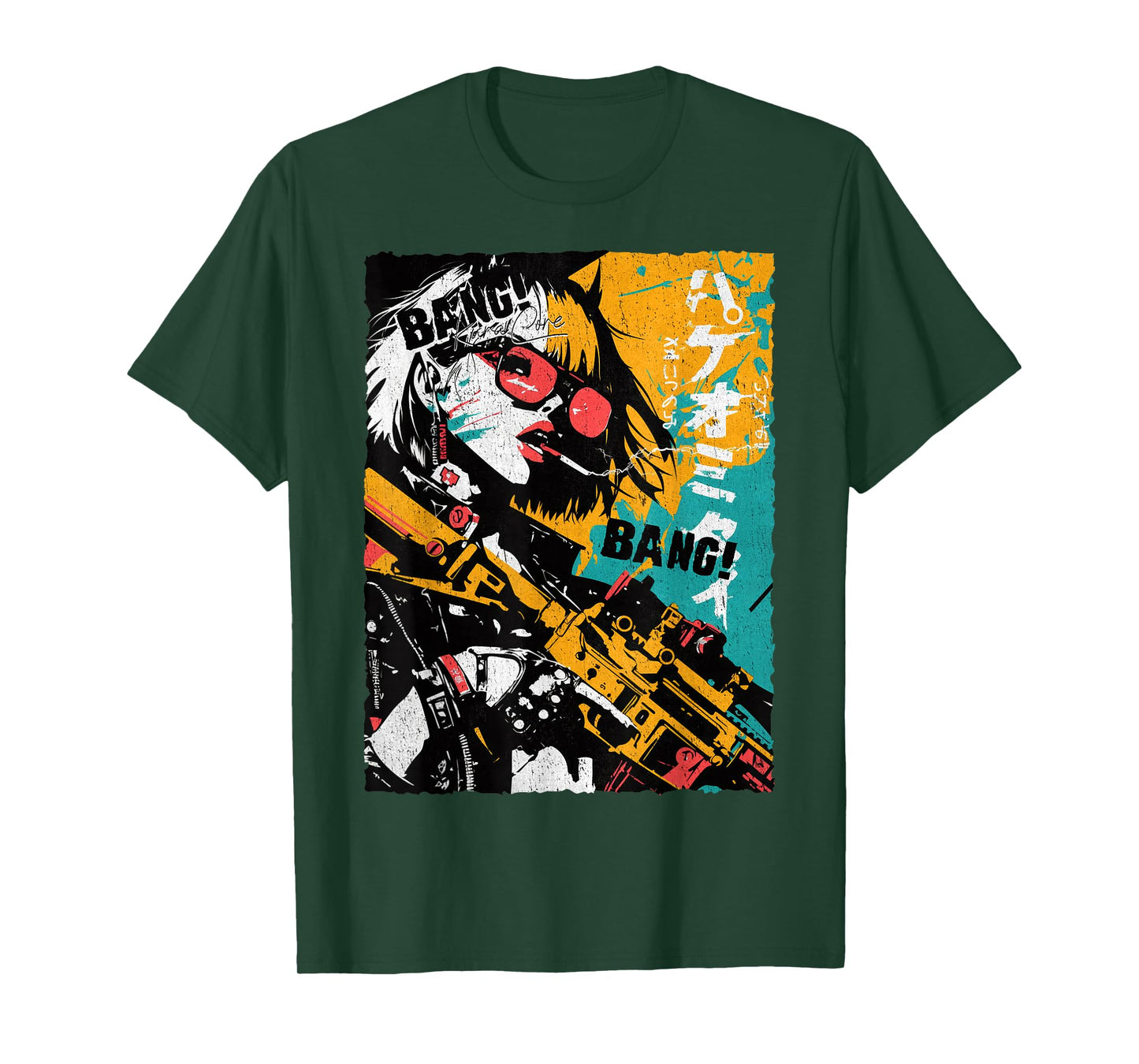Japan Streetwear Cyberpunk Y2K Hip Hop Techwear Manga Anime T-Shirt