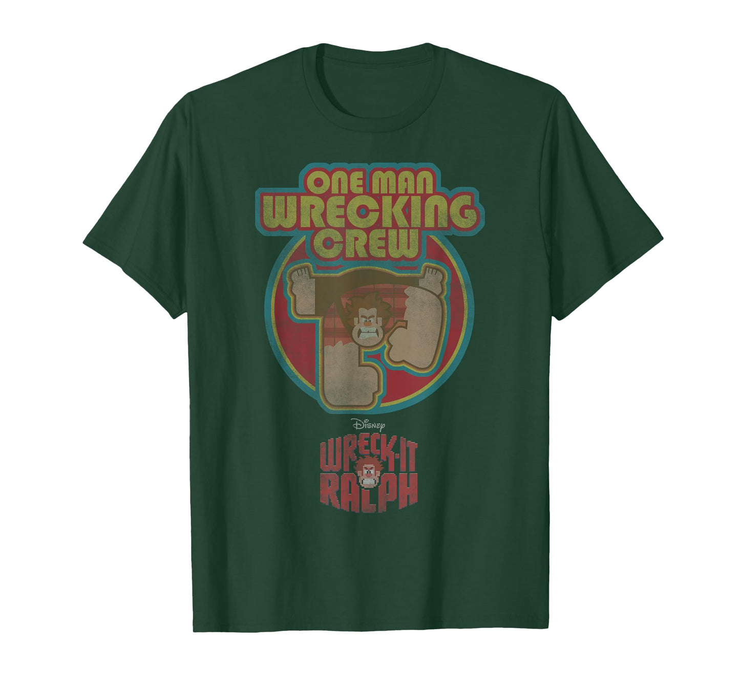 Disney Wreck-It Ralph One Man Wrecking Crew Distressed T-Shirt