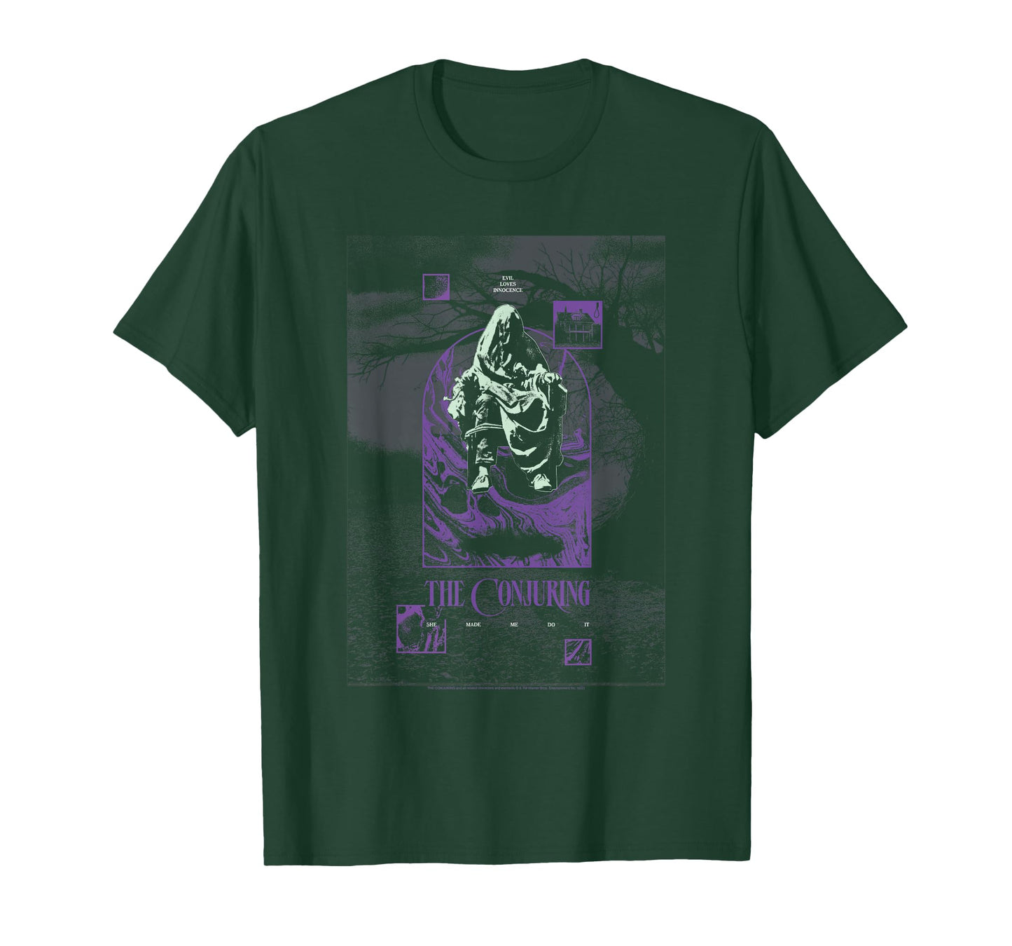 The Conjuring Poster Collage Horror Movie T-Shirt