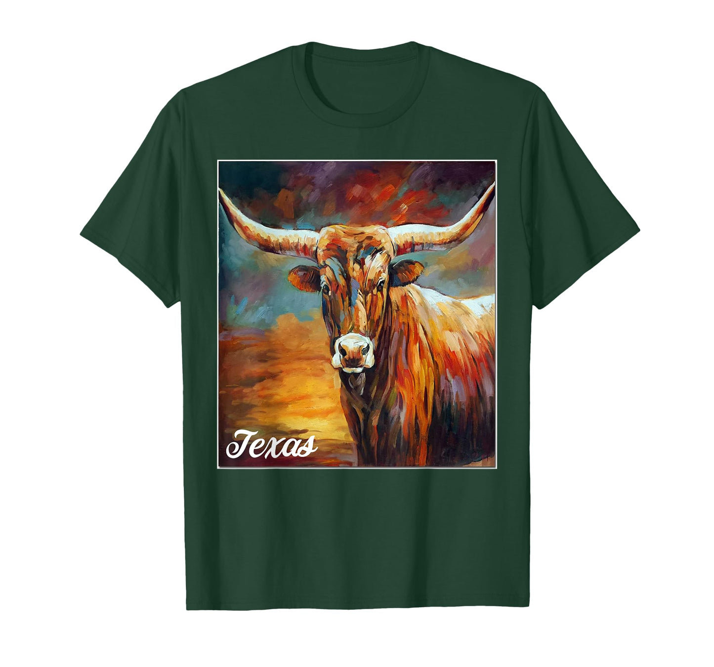 Longhorn Cow Shirts - Longhorn Cattle Gifts - Texas Cattle T-Shirt