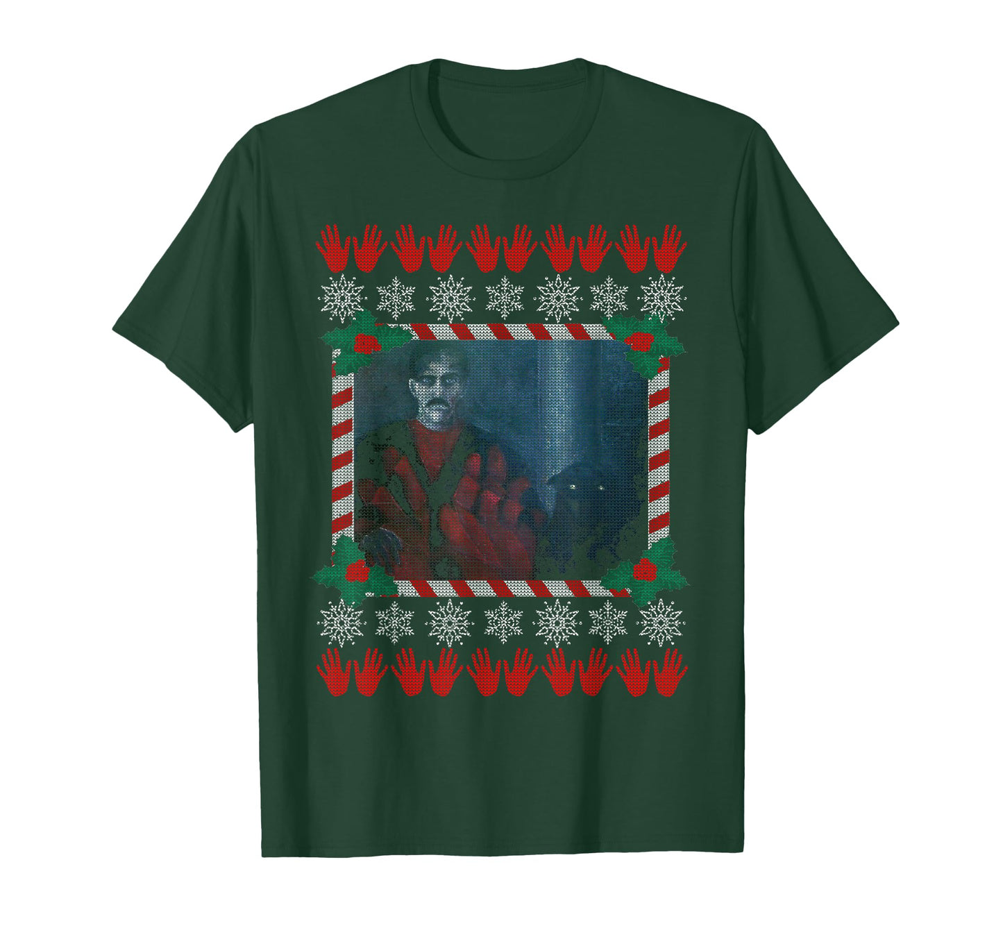 Ugly Christmas Sweater Manos The Hands of Fate Horror Movie T-Shirt
