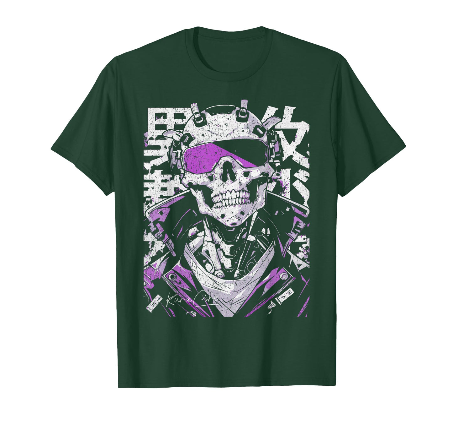 Japanese Streetwear Cyberpunk Y2K Retro Techwear Manga Anime T-Shirt