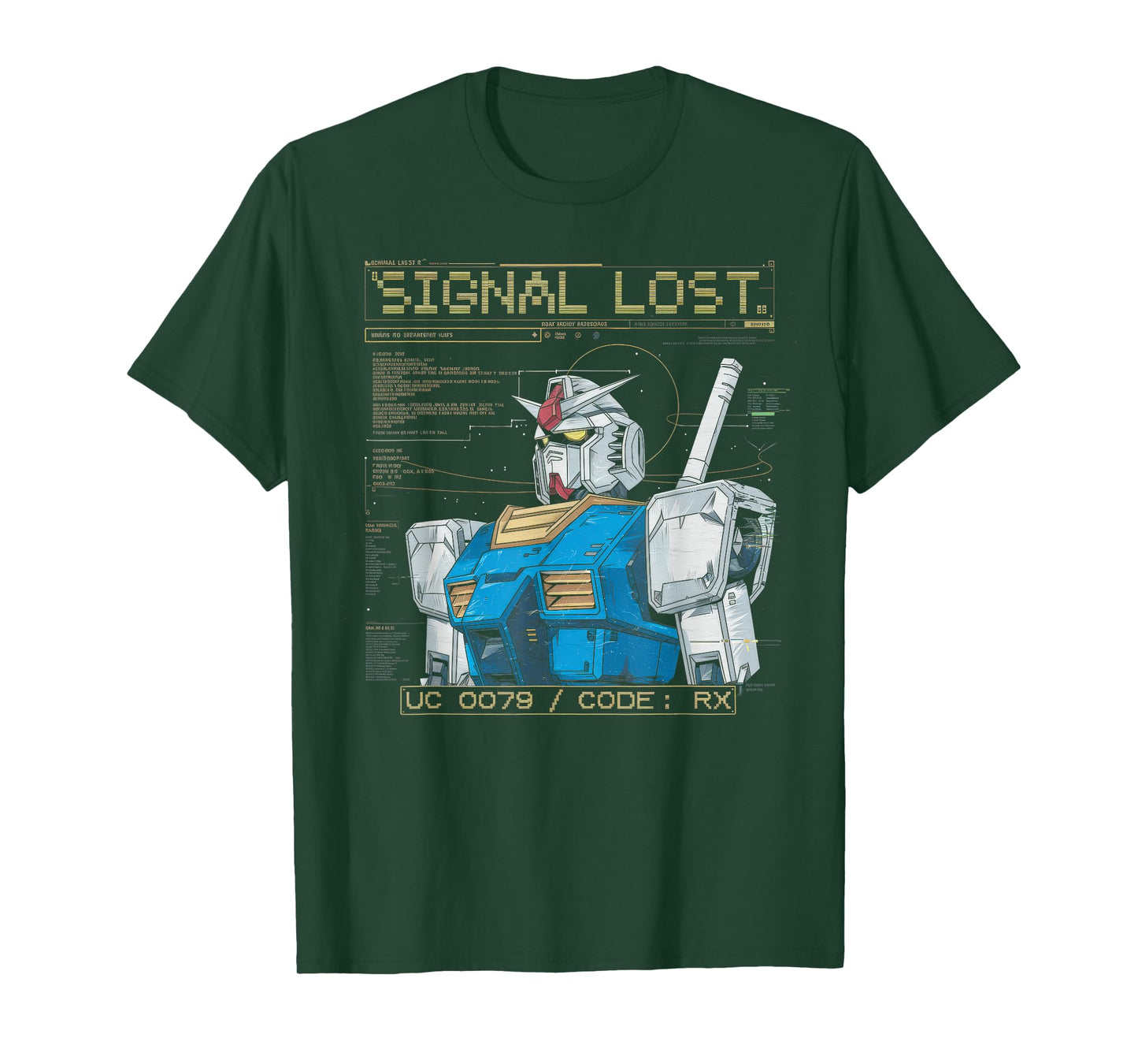 Mecha Tshirt Japanese Mecha Robot Head Anime Art Ukiyo-E T-Shirt