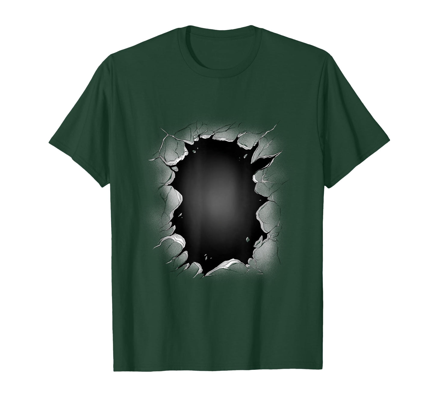 Hole in wall optical illusion T-Shirt