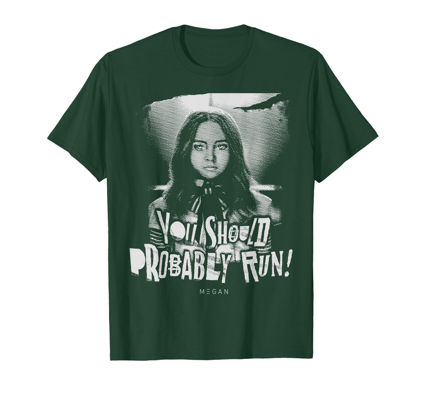 M3GAN You Should Probably Run Vintage Poster Style T-Shirt