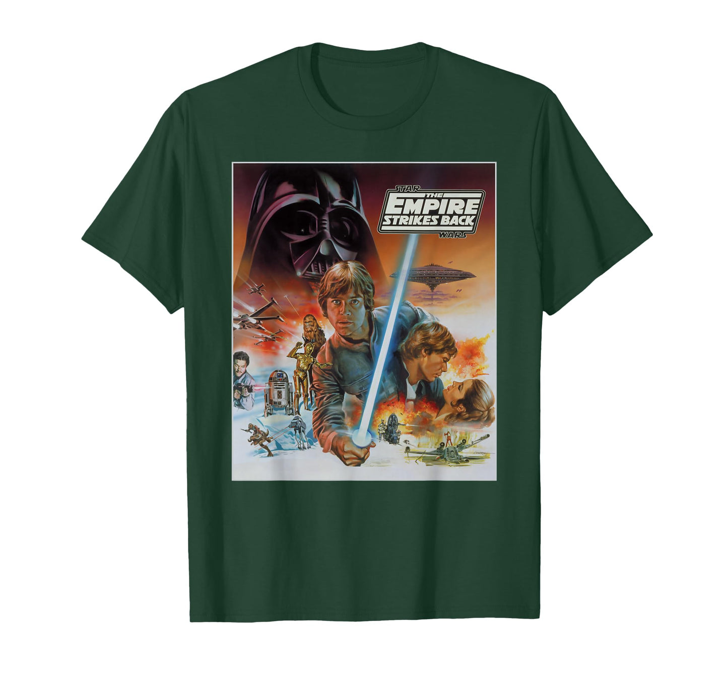Star Wars The Empire Strikes Back Luke Skywalker Vintage T-Shirt