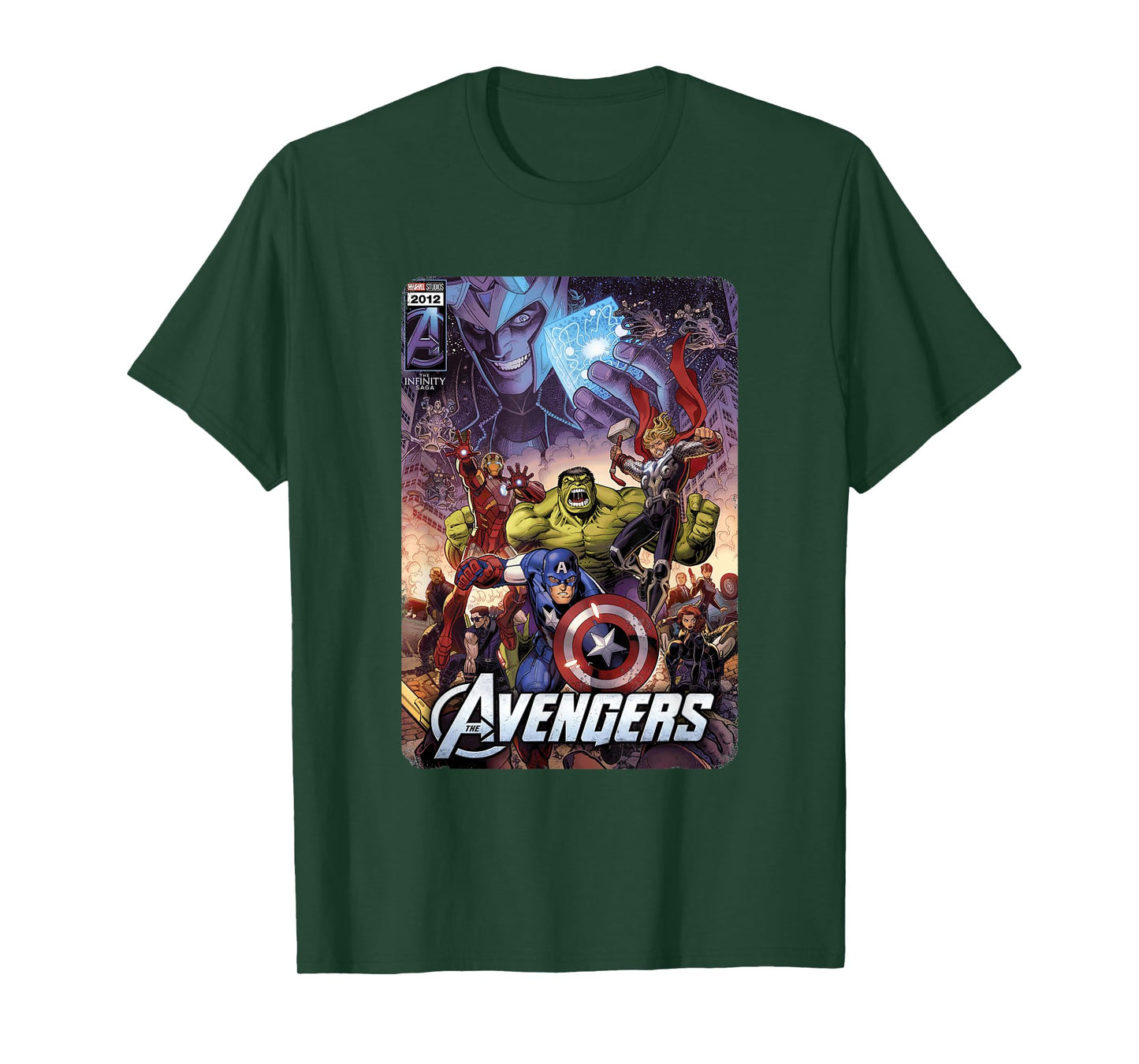 Marvel The Avengers Infinity Saga comic cover T-Shirt