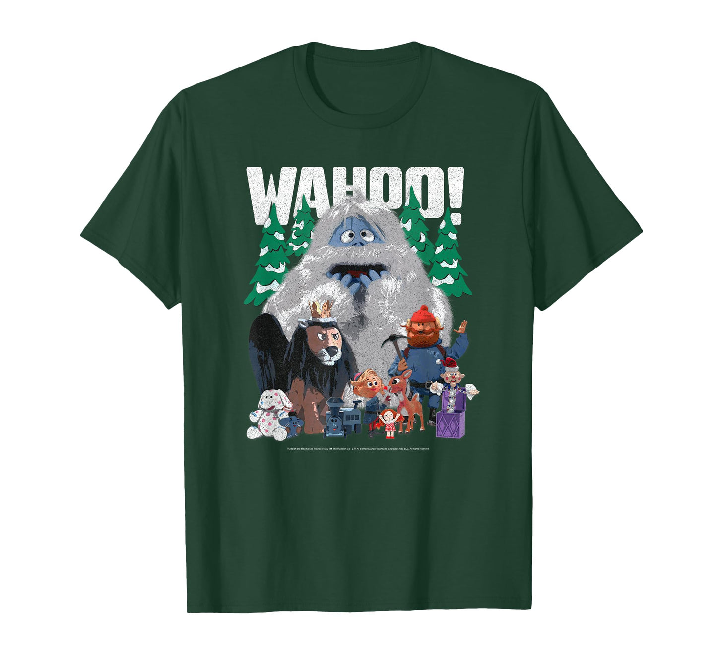 Rudolph Wahoo! Vintage Misfit Toys Characters Christmas T-Shirt