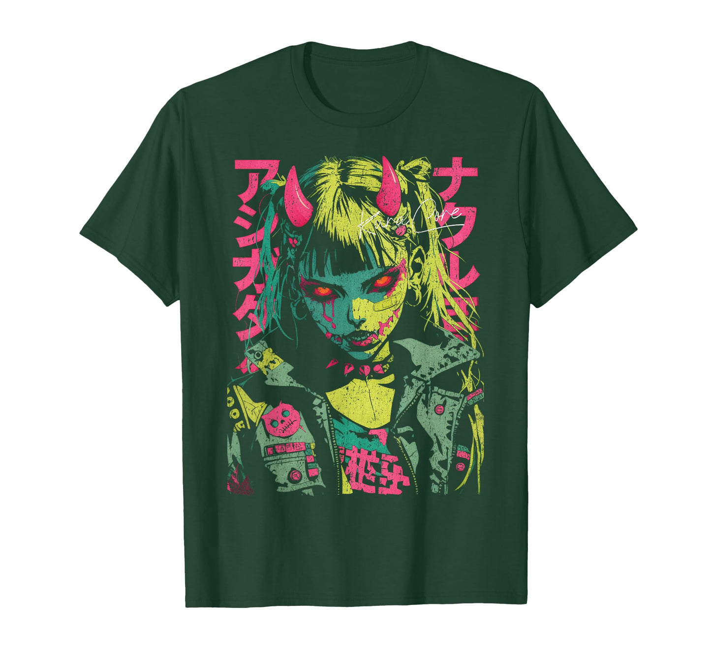 Japanese Streetwear Cyberpunk Y2K Retro Techwear Manga Anime T-Shirt