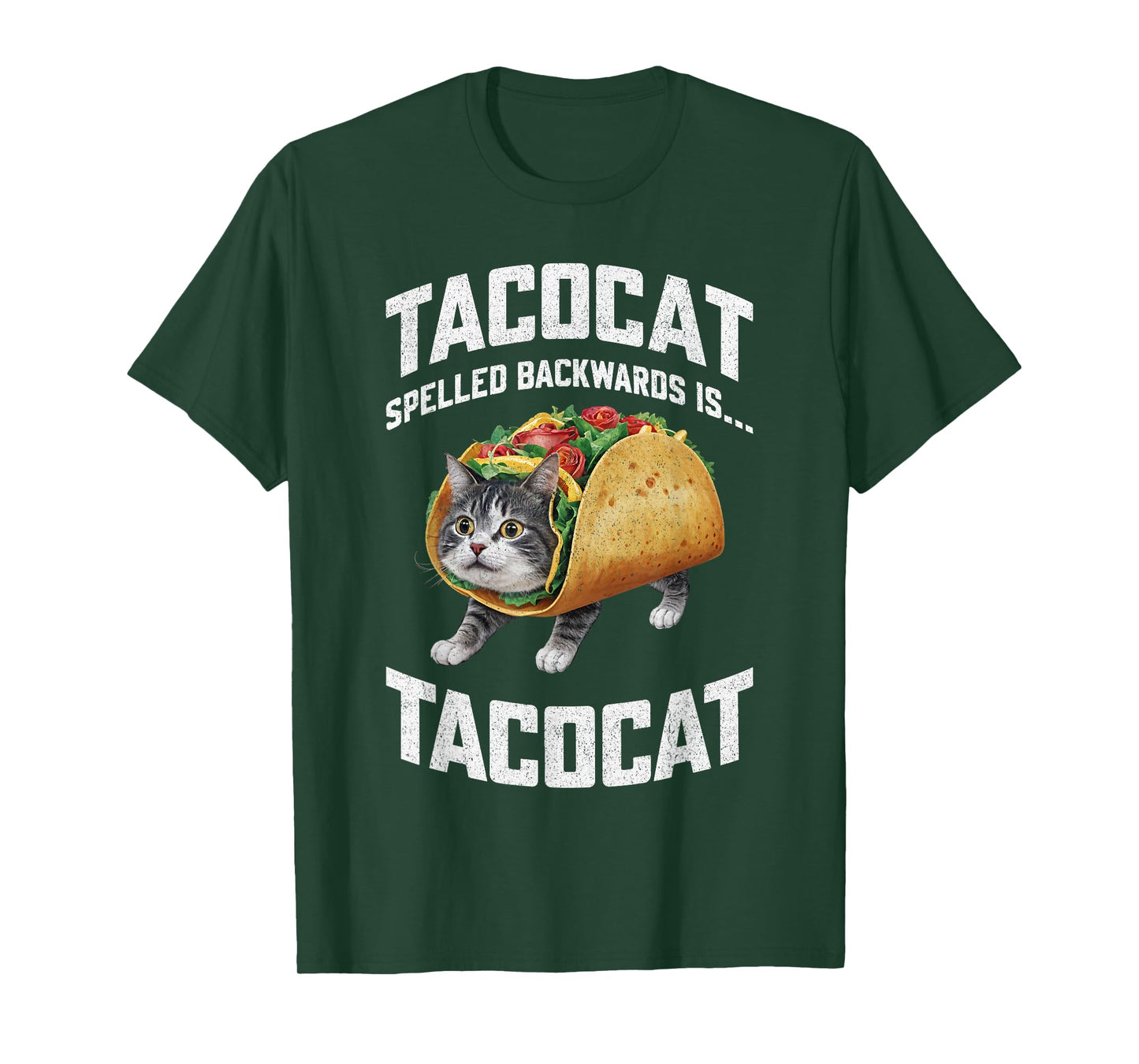 Tacocat Spelled Backward Is Tacocat Shirt Taco Cat Lover T-Shirt