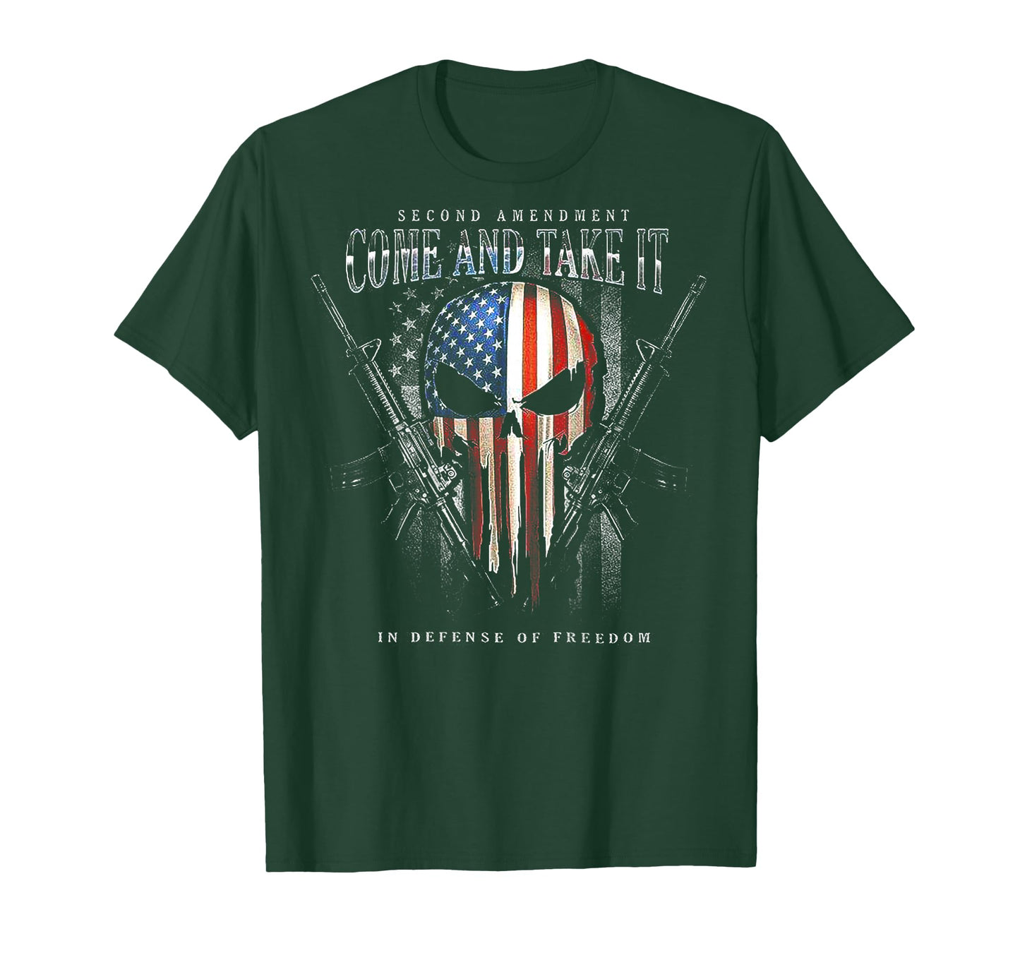 Second Amendment Come and Take It in Defense of Freedom T-Shirt