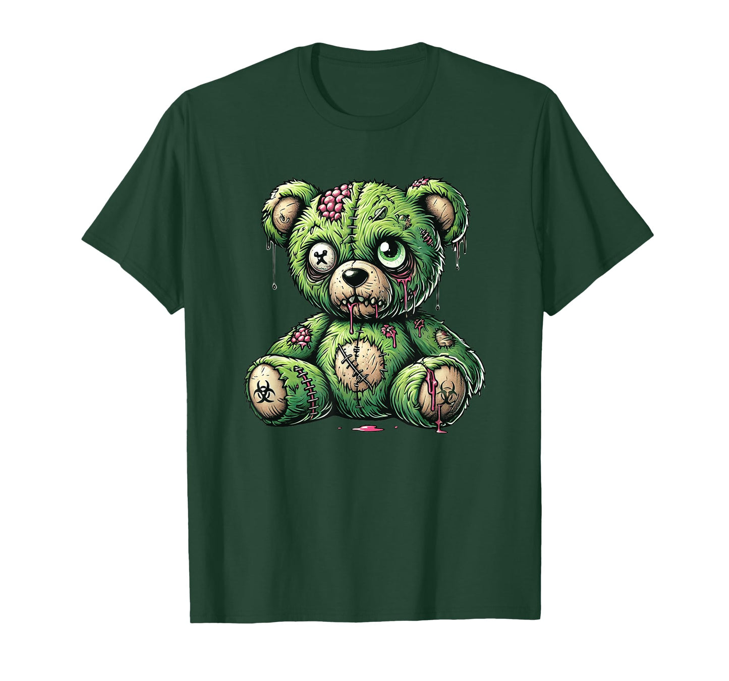 Zombie Bear Halloween Zombie Teddy Zombie Lover T-Shirt
