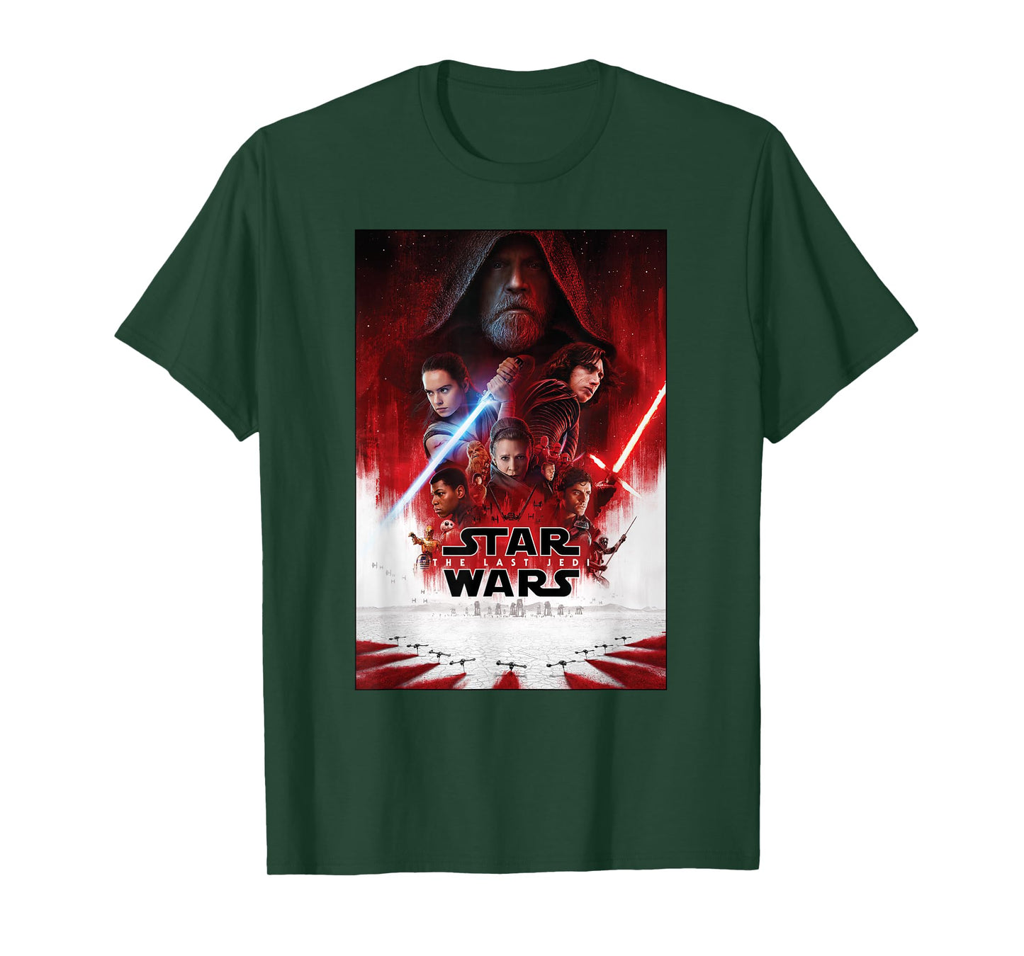 Star Wars The Last Jedi Movie Poster T-Shirt
