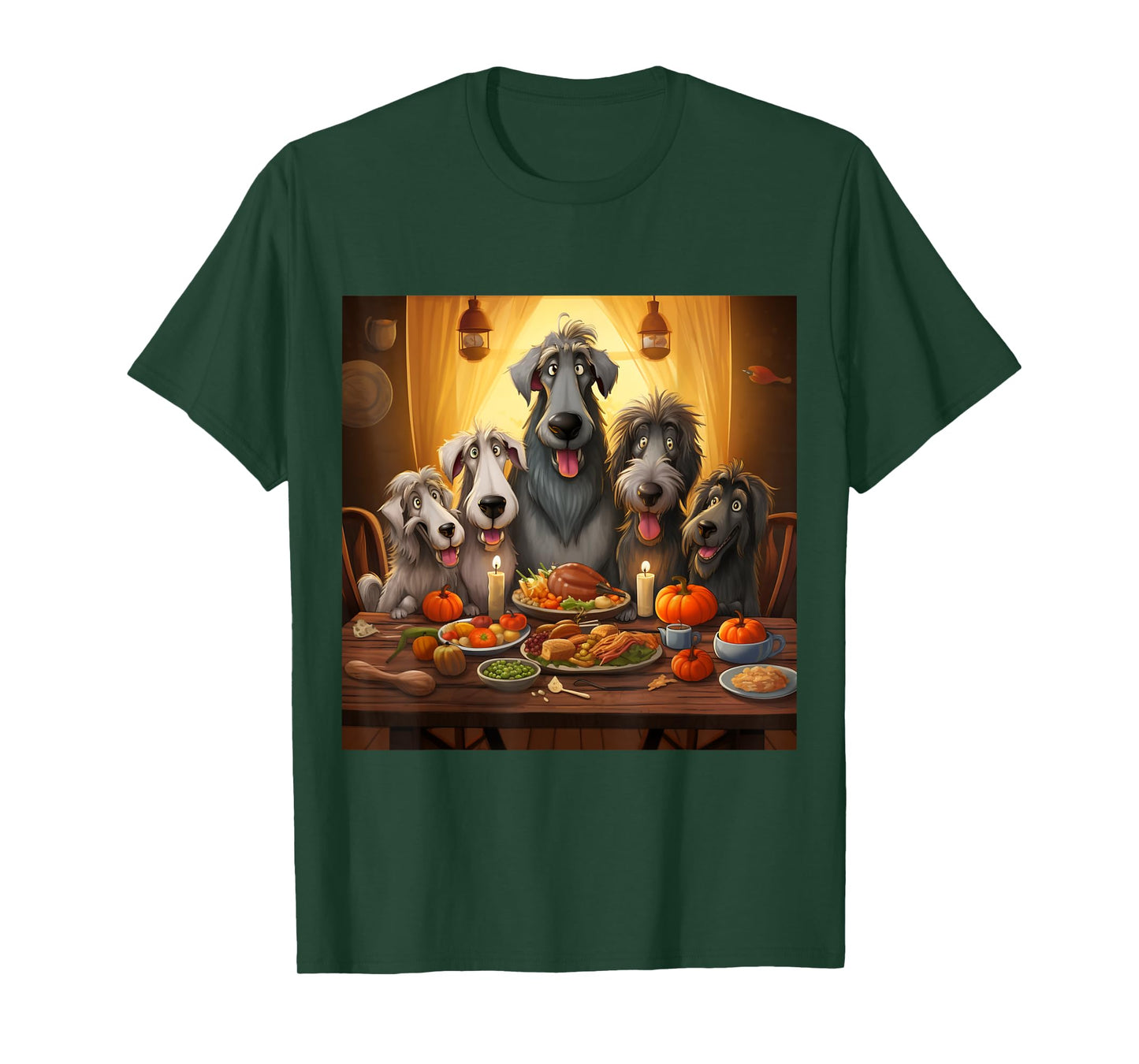 Thanksgiving Irish Wolfhound - Irish Wolfhound Thanksgiving T-Shirt