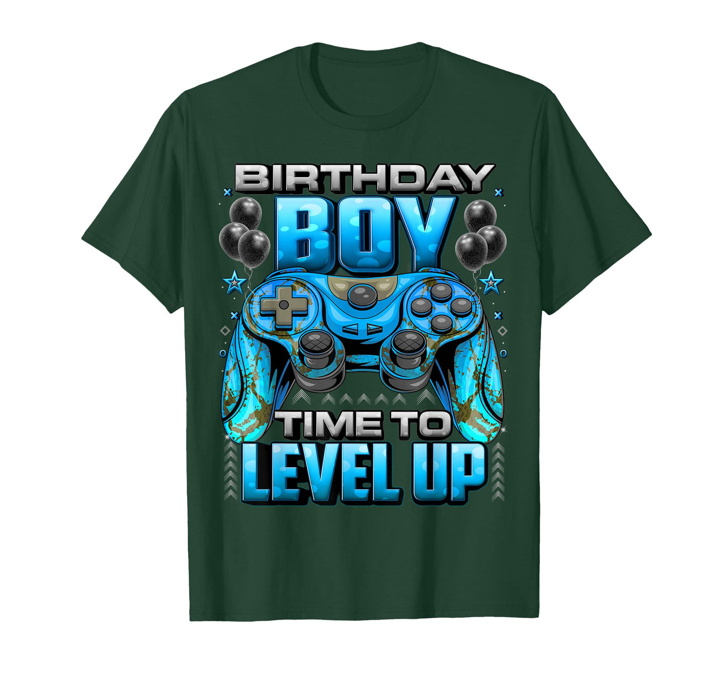Birthday Boy Time to Level Up Shirt Video Gamer Birthday Boy T-Shirt