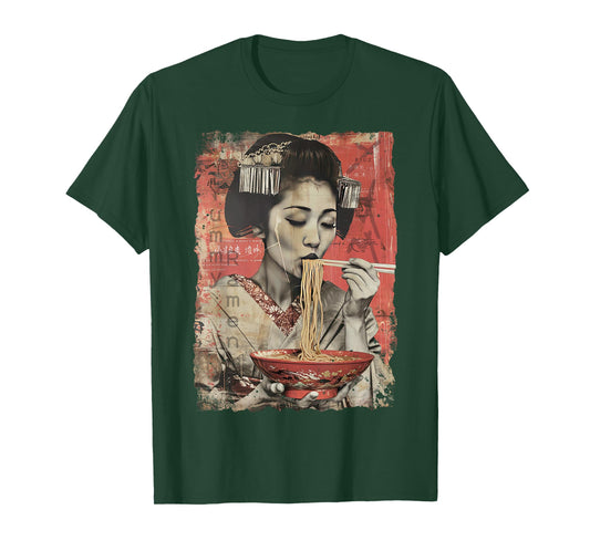 Japanese Ramen Noodles Otaku Y2K Fashion Kawaii Manga Anime T-Shirt